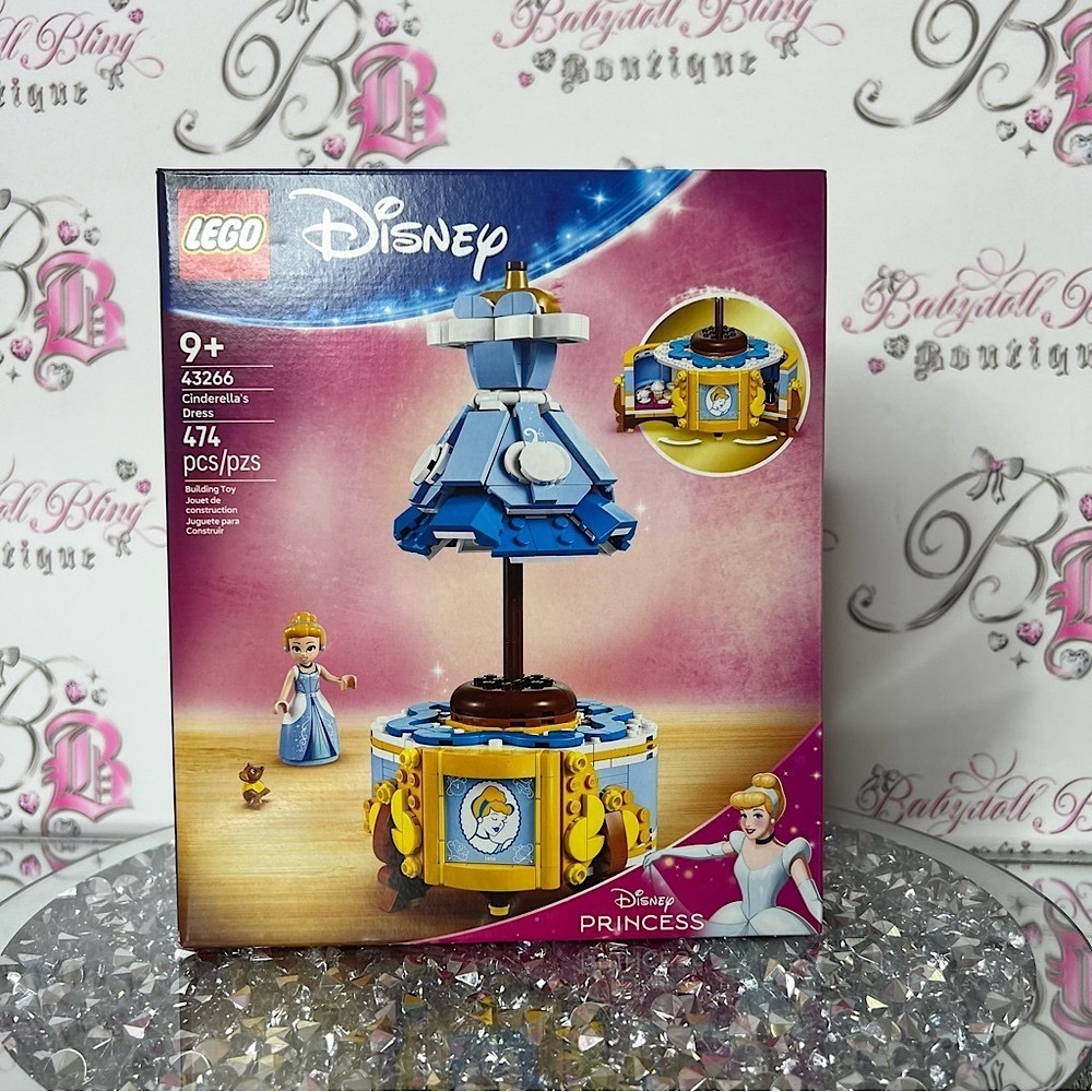 LEGO Disney Cinderella's Dress Kids Toy - Blue and Yellow build Disney